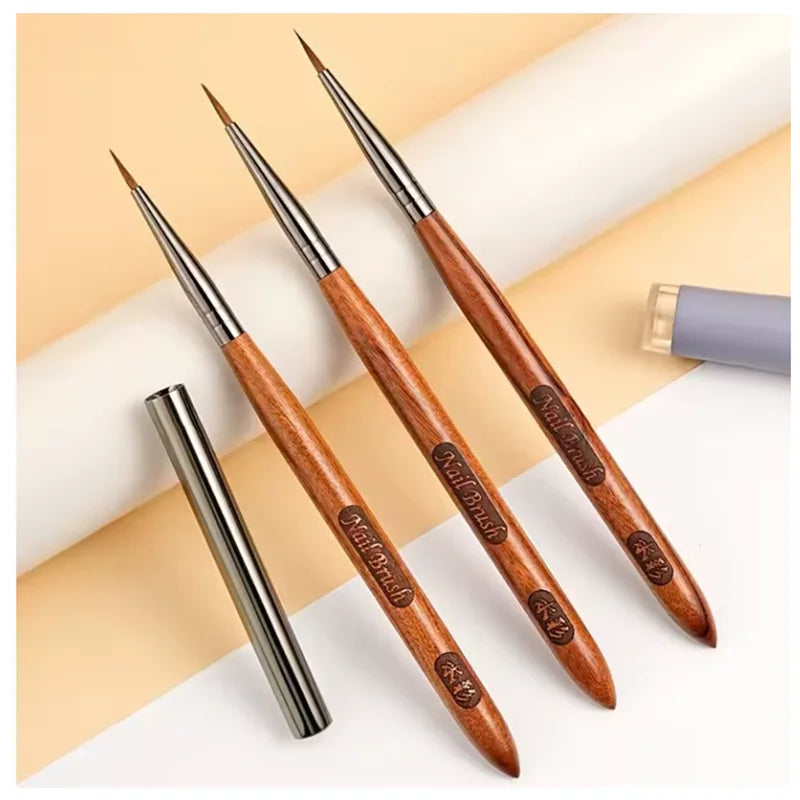 Sandalwood Nail Liner Brush