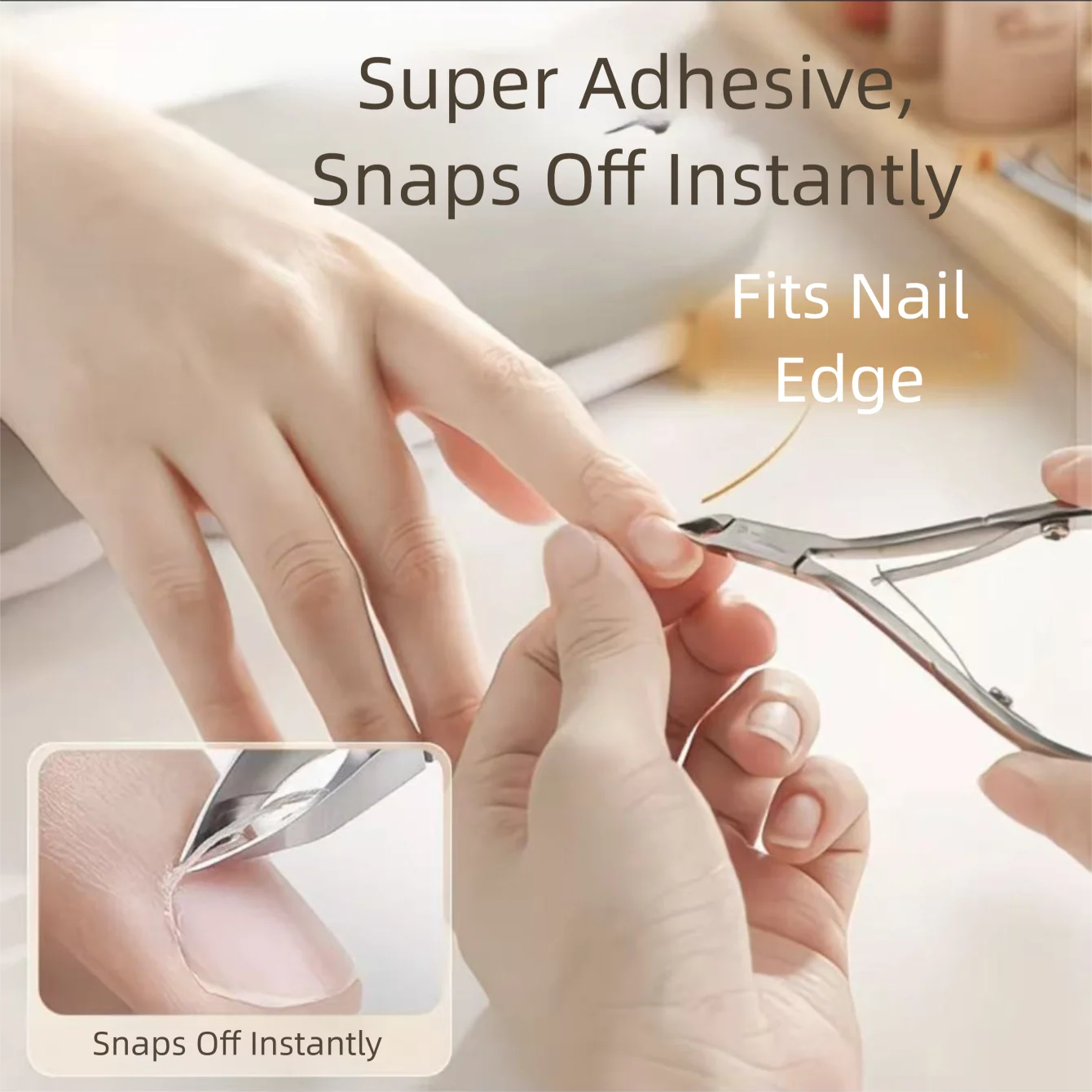 Nail Cuticle Nipper Manicure Scissors Stainless Steel Dead Skin Remover Pusher Tool Trimmer