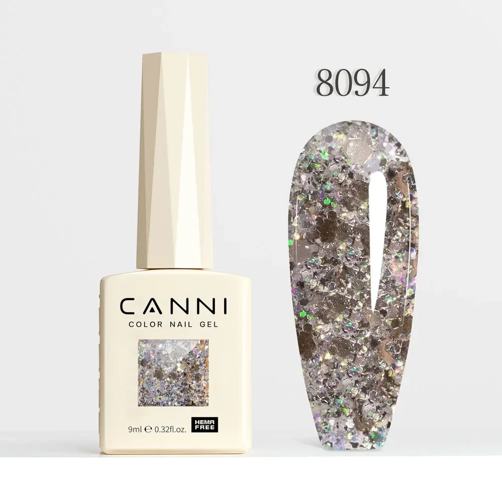 CANNI HEMA FREE TPO FREE 9ml Glitter Silver Magnetic cat eye