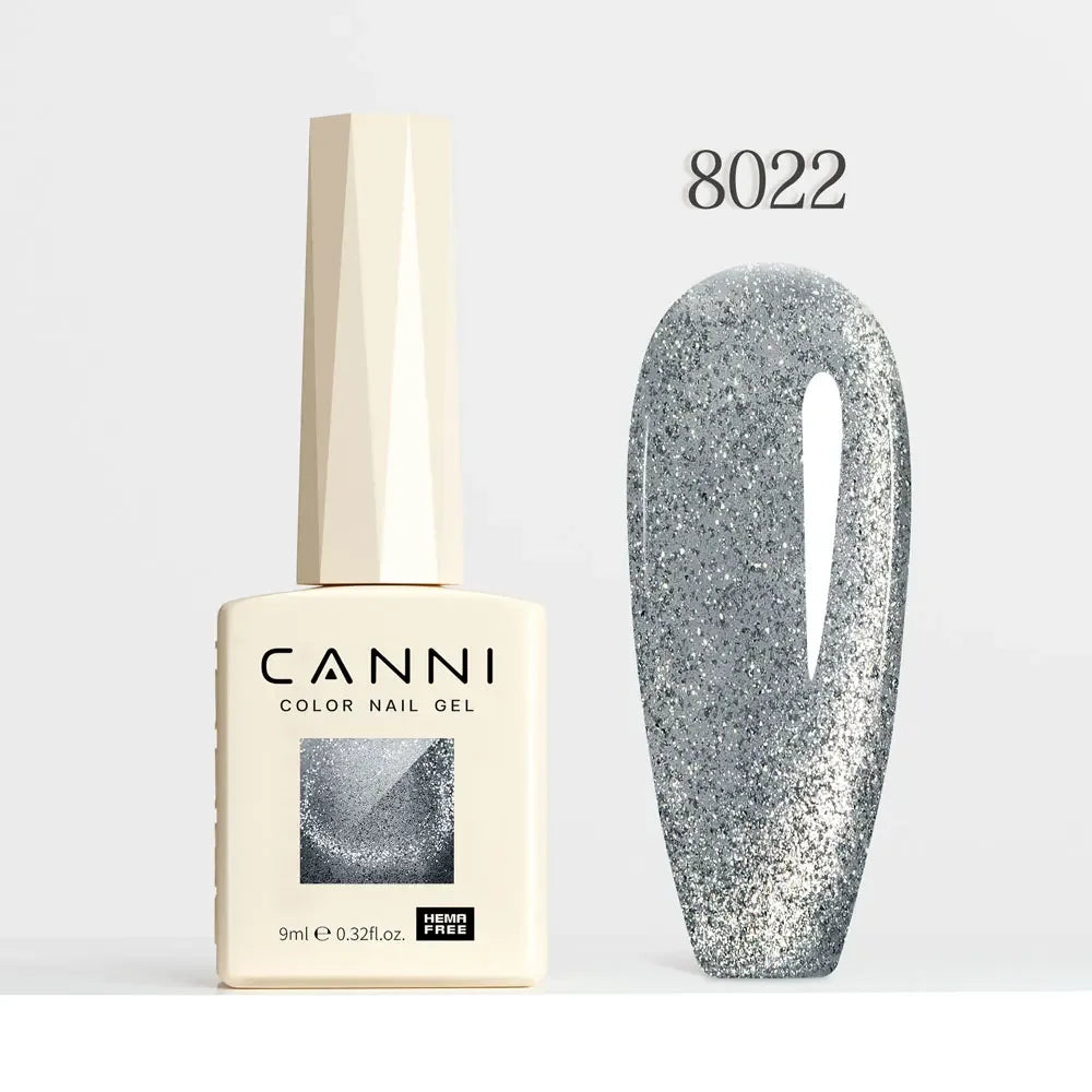 CANNI HEMA FREE TPO FREE 9ml Glitter Silver Magnetic cat eye