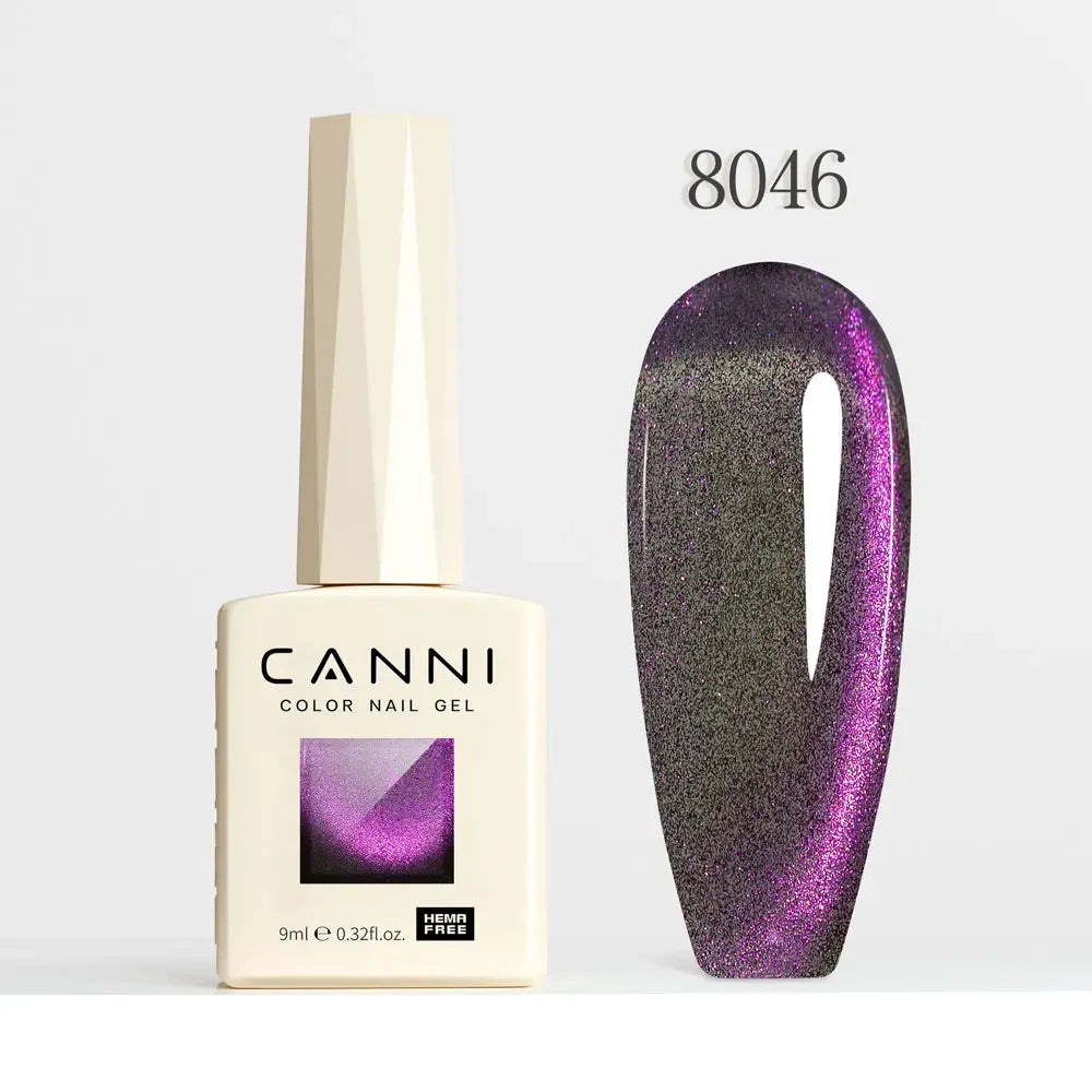 CANNI HEMA FREE TPO FREE 9ml Glitter Silver Magnetic cat eye