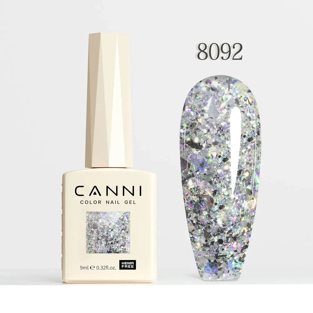 CANNI HEMA FREE TPO FREE 9ml Glitter Silver Magnetic cat eye