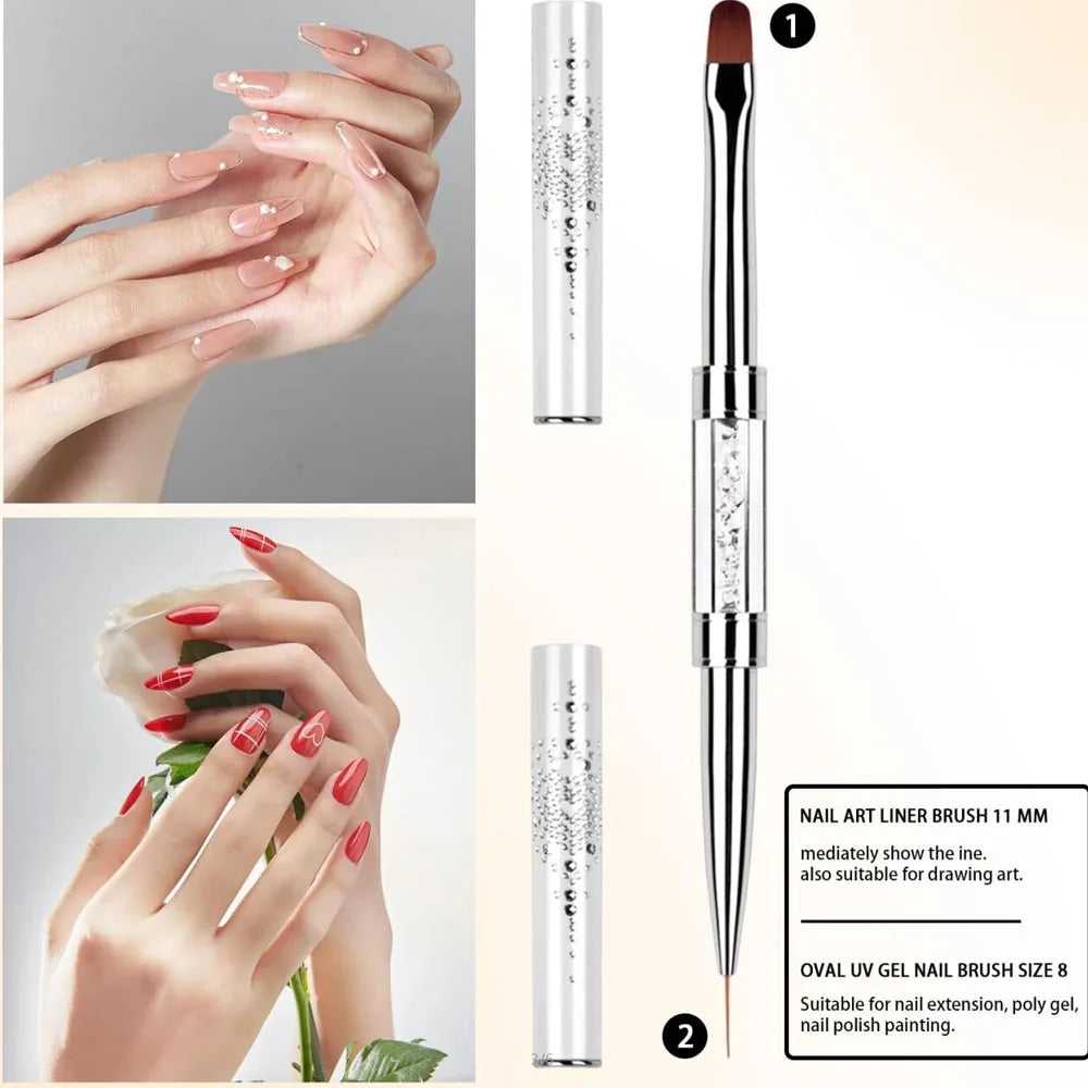 Dual Nail Artist Brush