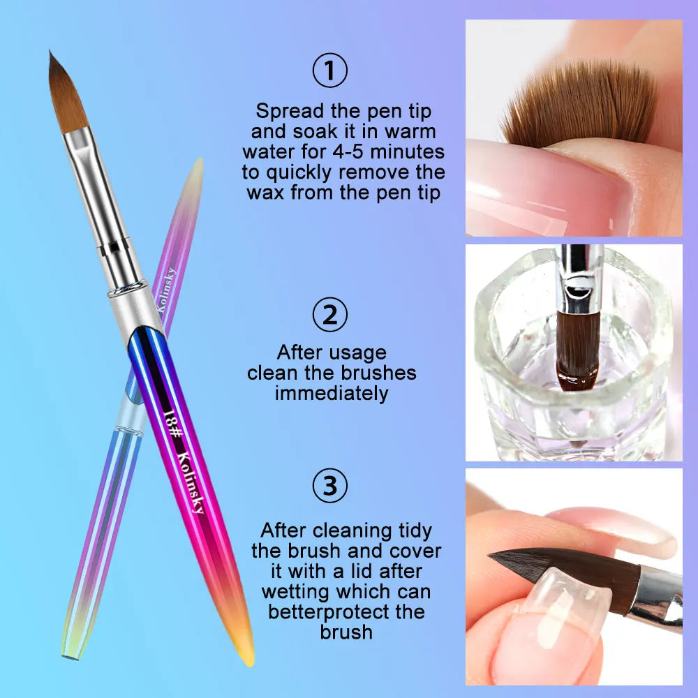 Kolinsky Acrylic Brush