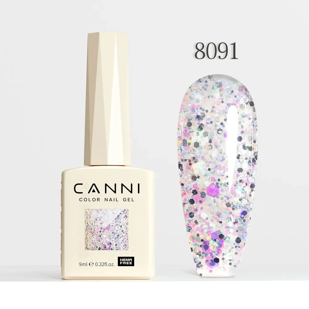 CANNI HEMA FREE TPO FREE 9ml Glitter Silver Magnetic cat eye