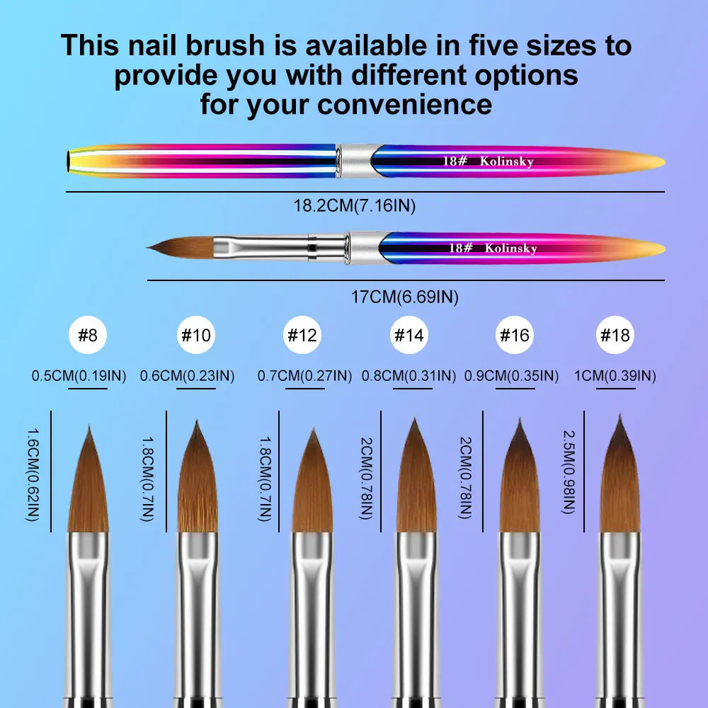 Kolinsky Acrylic Brush