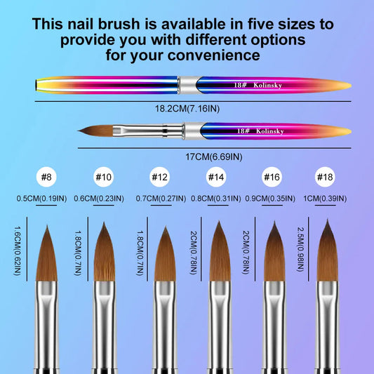 Kolinsky Acrylic Brush