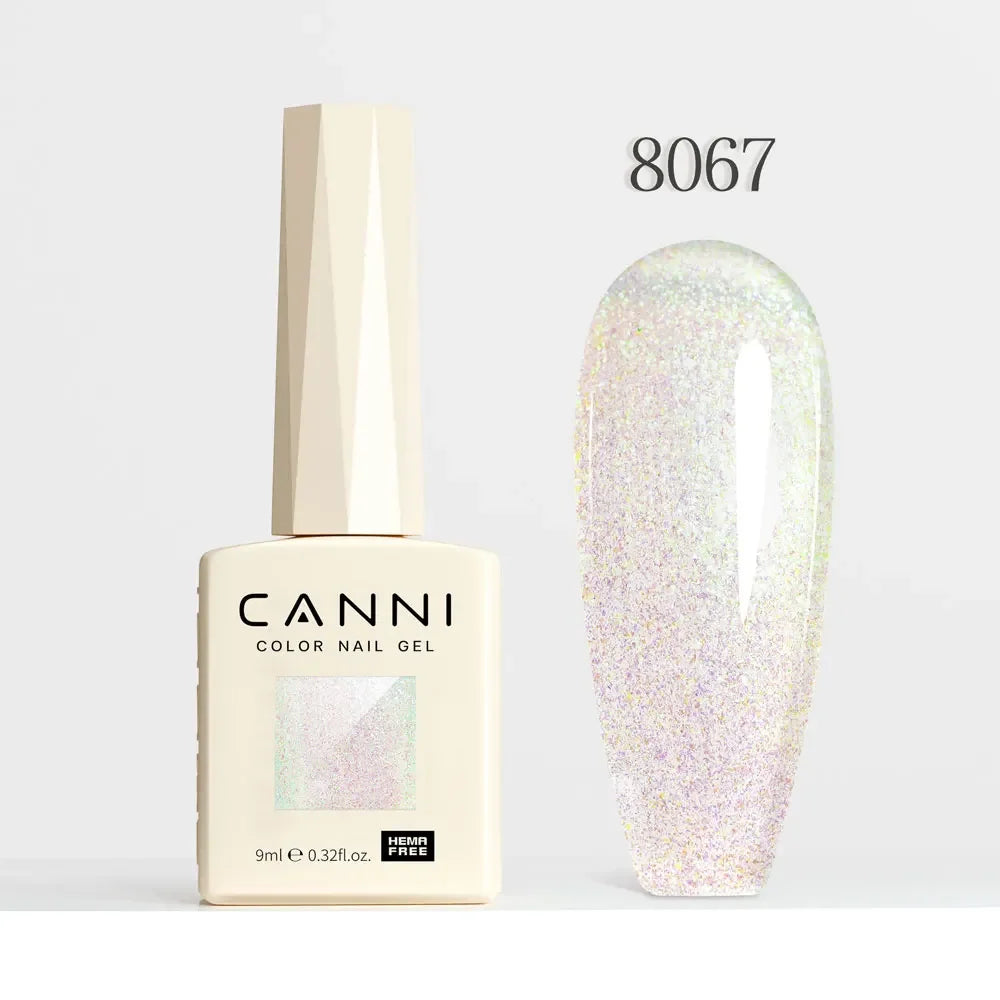 CANNI HEMA FREE TPO FREE 9ml Glitter Silver Magnetic cat eye