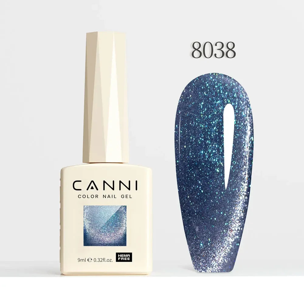 CANNI HEMA FREE TPO FREE 9ml Glitter Silver Magnetic cat eye