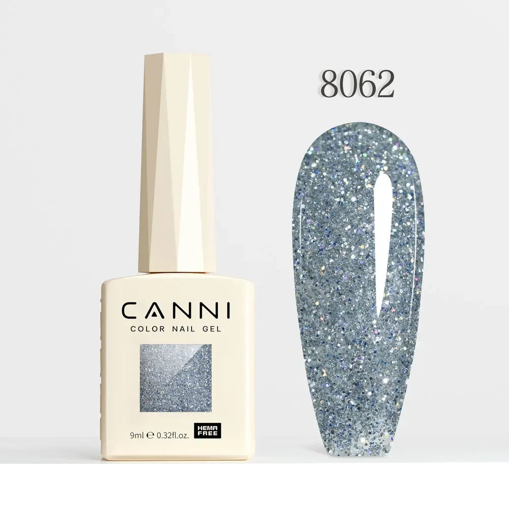 CANNI HEMA FREE TPO FREE 9ml Glitter Silver Magnetic cat eye