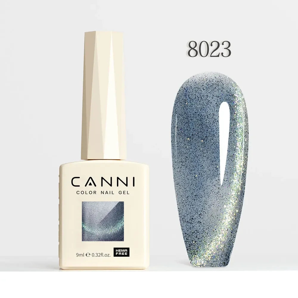 CANNI HEMA FREE TPO FREE 9ml Glitter Silver Magnetic cat eye