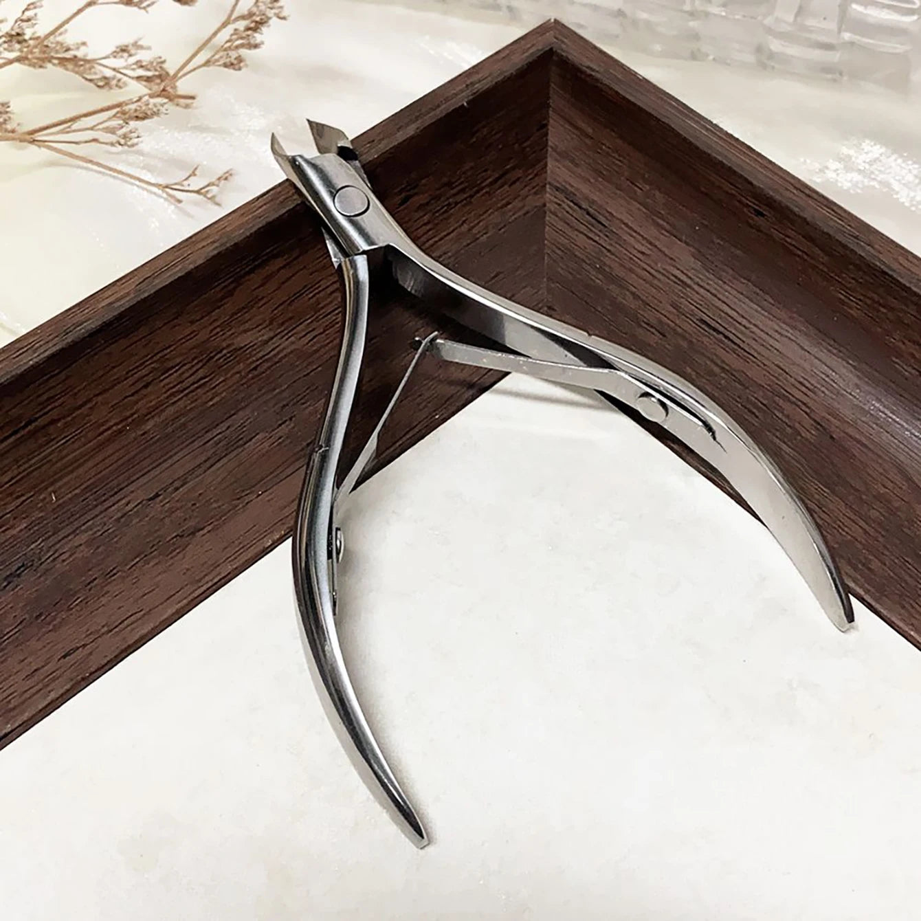 Nail Cuticle Nipper Manicure Scissors Stainless Steel Dead Skin Remover Pusher Tool Trimmer